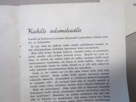 Leimauksen joulu 1942 - Vakuutusosakeyhtiö Salama asiamieslehti, joulunumero, kansikuvitus A. Wiramo