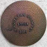 Pogostan Hiihto 2001 -sotka -mitali / medal