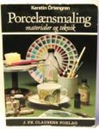 Porcelaensmaling.  Materialer og teknik