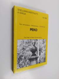 Peko : setu rahvuseepos = setukaiseepos = the Setu epic