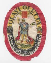 Olavi III Olutta - olutetiketti