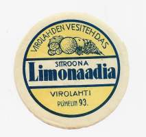 Sitroona Limonaadia  -   juomaetiketti