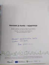 Hevoset ja kunta : rajapintoja (signeerattu)