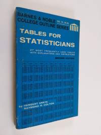 Tables for statisticians