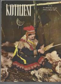 Kotiliesi 1953 nr 2 / lastentaudit on voitettu, kannattako äidin ansiotyö, rouva johtaja, Marja leipoo