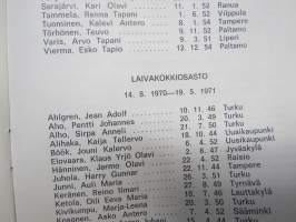 Turun Merimiesammattikolu Kl. Suomen JOutsen - toimintakertomus lukuvuodelta 1970-71