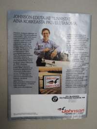Johnson 1987 perämoottorit -myyntiesite / outboards brochure