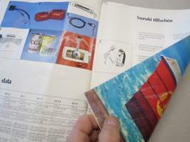 Suzuki Outboard Motors perämoottorit -myyntiesite ruotsiksi / outboards brochure in swedish