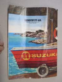 Suzuki Outboard Motors perämoottorit -myyntiesite ruotsiksi / outboards brochure in swedish