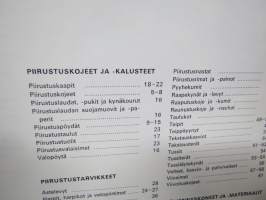Lindell Yleisluettelo piirustus- ja kopiovälineet -tuoteluettelo