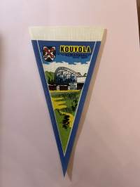 Kouvola uimahalli -matkailuviiri, pikkukoko / souvenier pennant