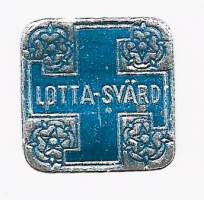 Lotta Svärd logo alkuperäinen liimatarra  käyttämätön