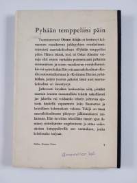 Pyhään temppeliisi päin