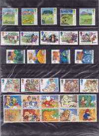 Iso-Britannia - British mint stamps 1994 Year pack - Virallinen vuosilajitelma 1994 ** postituoreena.  Sis. mm. Normandian maihinnousu- ja Kanaalitunneli-julkaisut.