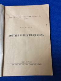 Pekka Lipposen seikkailuja / Kohtaus Nubian pikajunassanumero 53  5/61 Outsider