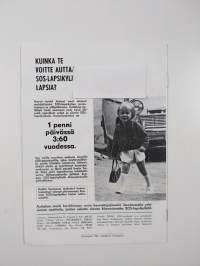 SOS-lapsikylän kuulumisia 2 / 1974