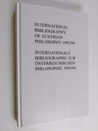International Bibliography of Austrian Philosophy = Internationale Bibliographie Zur Österreichischen Philosophie - IbÖp 1993/1994