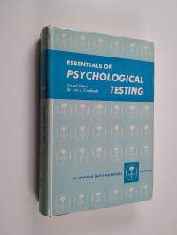 Essentials of Psychological Testing