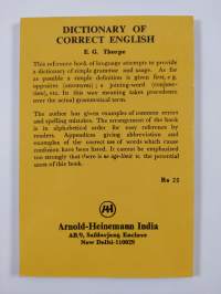 Dictionary of correct english