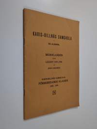 Karis-Billnäs samskola i karis : Middelanden från läsåret 1929-1930