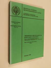 Trooppinen metsätalous ja kehityksen ongelmat : raportti metsäylioppilaiden kurssin 69 opintomatkasta Thaimaahan 27.11-18.12.1978
