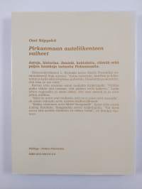 Pirkanmaan autoliikenteen vaiheet