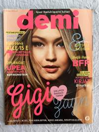 Demi 2016 nr 7, julisteet Tom Hiddleston, Nikke Ankara, Zayn Malik &amp; Gigi Hadid