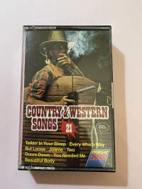Country &amp; Western songs 21 (8821) -C-kasetti / Cassette