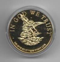 Buffalo  Police ,  USA challenge coin / haastekolikko  värimetalli pillerissä  40 mm