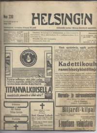 Helsingin Sanomat  28.8.  1930