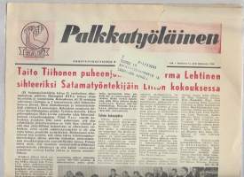 Palkkatyöläinen  13.10.1966   sanomalehti