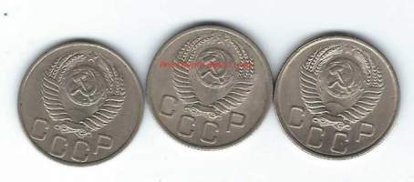Venäjä / Neuvostoliitto  20 kop 1949, 1954 ja 1956  -  kolikko