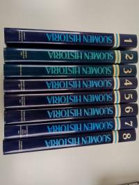 Suomen historia 1-8 : Kivikausi, pronssikausi ja rautakauden alku, keski- ja myöhäisrautakausi ; Keskiaika, Uuden ajan alku ; Suurvalta-aika ; Vapauden aika, Kust...