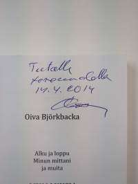 Oivalluksia (signeerattu)