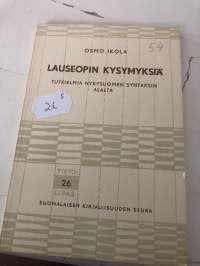 Lauseopin kysymyksiä