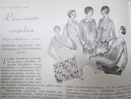 Kotiliesi 1928 nr 18, Kansikuva K. Kuutola - Vanha äiti, Suomalaisia maalaistaloja mm Untamala Laitila - Kanajärvi Kalvoila, Vastasyntyneiden kylvettäminen...