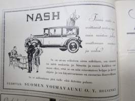 Kotiliesi 1928 nr 14, Kansikuva Jonas Heiska - Matkalla pappilaan, Sairaanhoitajatarvalmistuksestamme, Kasvavan nuorison pituus ja paino, Emäntänä itsenäinen?...