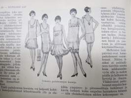 Kotiliesi 1928 nr 11, Kansikuva Martta Wendelin - Valkovuokkoja, Lucina Hagman 75 v., Kotitaolusopetusta, Kotijuusto, Rosa Sovelius, Vaatteiden peseminen maalla...