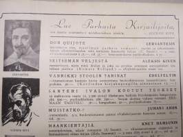 Kotiliesi 1928 nr 11, Kansikuva Martta Wendelin - Valkovuokkoja, Lucina Hagman 75 v., Kotitaolusopetusta, Kotijuusto, Rosa Sovelius, Vaatteiden peseminen maalla...