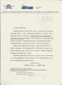 Suomen Sotilas -Suomen Mies Helsinki 1966 -  firmalomake