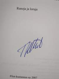 Rakkaani, kosketa minua : runoja ja loruja (signeerattu)