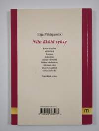 Niin äkkiä syksy (signeerattu, tekijän omiste)