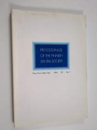 Proceedings of the Finnish Dental Society No 1/1991