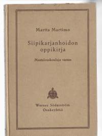 Siipikarjanhoidon oppikirja : maatalouskouluja vartenKirjaMartimo, Martta , 1901-WSOY 1946