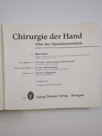 Chirurgie der Hand : Atlas der Operationstechnik