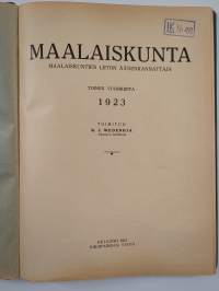 Maalaiskunta vuosikerta 1923