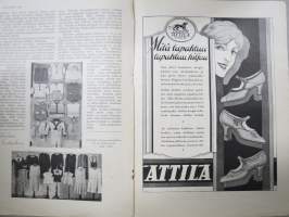 Kotiliesi 1928 nr 13, Kansikuva Alb. Gebhard - Uimaan lähdössä, Uinti ja terveys, Englantilainen ihannekoti, Alumiiastiat ja vitamiinit, Nukellakin on historia...