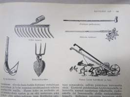 Kotiliesi 1928 nr 9, Kansikuva Hugo Simberg - Kansantaru, Naiskasvatuksesta maalaisoloissa, Rintalapsen vieroittamisesta, 24-tuntinen kello, Dahlioiden kasvatus...