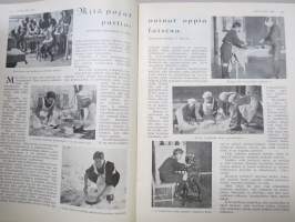 Kotiliesi 1928 nr 10, Kansikuva Maria Wiik - Pikkutyttö, Koti nuorten tapojen muodostajana, Isoäidin mietteitä, Hermosairauden saalisuuksista, Pojat partiolaisina...