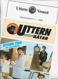 Uttern Veneet esite ja hinnasto 1988